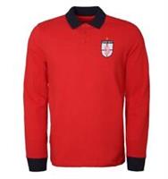 Men's T-Shirt Luke 1977 Bobbys Dream Long Sleeve Polo Shirt in Red - M Regular