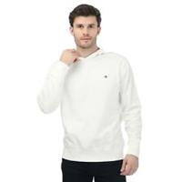 Men's Hoodie Gant Regular Emb Archive Shield Pullover in White - XL Regular