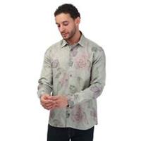 Men's Shirt Ted Baker Bobbio Long Sleeve Floral Print Button up in Green - XL Regular