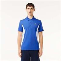 Men's T-Shirt Lacoste Tennis x Novak Djokovic Fan Regular-Fit Polo Shirt in Blue - XL Regular