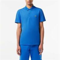 Men's T-Shirt Lacoste Regular Fit Cotton Polyester Polo Shirt in Blue - S Regular