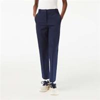 Women's Trousers Lacoste Classic Slim Fit Stretch Cotton in Blue - 12 Regular