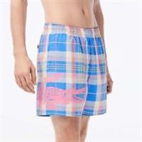 Men's Swimwear Lacoste Quick Dry Coloured Check Swim Shorts in Multicolour - M Regular