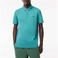 Men's T-Shirt Lacoste Regular Fit Paris Stretch Piqu Polo Shirt in Green - XS Regular