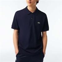 Men's Lacoste Classic Fit Heavy Cotton Piqu L.12.21 Polo Shirt in Blue - S Regular