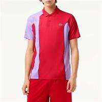 Men's T-Shirt Lacoste Sport x Novak Djokovic Seamless Polo Shirt in Multicolour - 3XL Regular