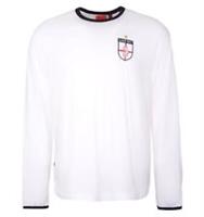 Men's Luke 1977 Bobbys Legends Regular Fit Long Sleeve T-Shirt in White - L Regular