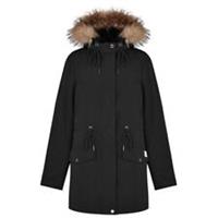 Women's Coat SoulCal Classic Parka Jacket in Black - 12 Regular