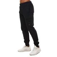 Men's Joggers C.P. Company Diagonal Raised Fleece Cargo Sweatpants in Blue - L Regular