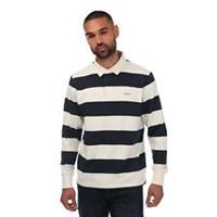 Men's Polo Gant Block Striped Jeavy Regular Fit Rugger in Multiclour - L Regular