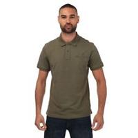 Men's T-Shirt Gant Tonal Shield Relaxed Fit Cotton Polo Shirt in Green - S Regular