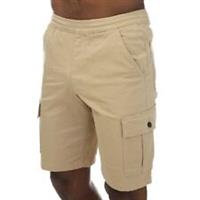 Men's Shorts Farah Crane Regular Fit Cargo in Cream - XL Regular