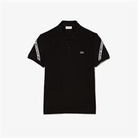 Men's T-Shirt Lacoste Regular Fit Stretch Mini Pique Polo Shirt in Black - L Regular