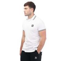 Men's T-Shirt One True Saxon Dixon Short Sleeve Polo Shirt in White - L Regular