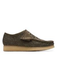 Men's Shoes Clarks Originals Wallabee Lace up in Green