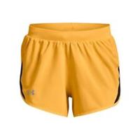 Women's Under Armour UA Fly-By 2.0 Lightweight Breathable Shorts in Yellow - 4-6 Regular