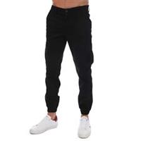 Men's Trousers Jack and Jones Marco Joe Cuffed Slim Fit Cargo Pant in Black - 36L Regular