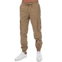 Men's Trousers Jack and Jones Kane Micks Relaxed Fit Cargo Pant in Cream - S Regular