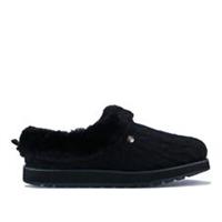 Women's Slippers Skechers Bobs Keepsakes Ice Angel Slip on in Black