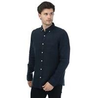 Men's Shirt Gant Regular Ut Garment Dyed Linen Button up in Blue - L Regular