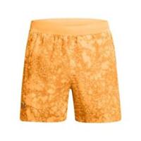 Men's Shorts Under Armour UA Launch 5 Inch Print in Orange - L Regular