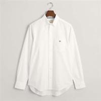 Men's Shirt Gant Archive Shield Regular Fit Oxford Button up in White - M Regular