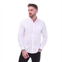 Men's Shirt Farah Drayton Long Sleeve Button up in White - XL Regular