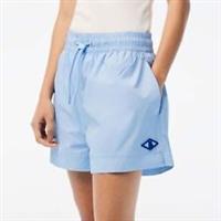 Women's Shorts Lacoste Monogram Print in Blue - 8 Regular