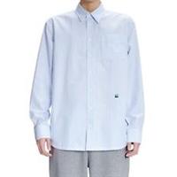 Men's Shirt Lacoste x A.P.C. Striped Cotton Relaxed Fit Button up in White - M Regular