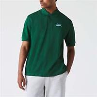 Men's T-Shirt Lacoste Live Loose Fit Short Sleeved Polo Shirt in Green - M Regular