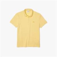 Men's Lacoste Regular Fit Paris Stretch Piqu Polo Shirt in Yellow - 3XL Regular