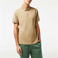 Men's T-Shirt Lacoste Regular Fit Paris Stretch Piqu Polo Shirt in Cream - 3XL Regular