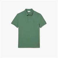 Men's T-Shirt Lacoste Regular Fit Paris Stretch Piqu Polo Shirt in Green - 4XL Regular