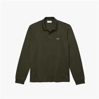 Men's Lacoste Classic Fit Long Sleeve L.12.12 Polo Shirt in Green - S Regular