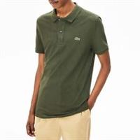 Men's Lacoste Slim Fit L.12.12 Piqu Polo Shirt in Green - L Regular