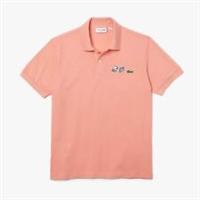 Men's Lacoste x Peanuts Relaxed Fit Polo Shirt in Pink - 2XL Regular