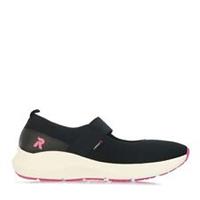 Women's Slip on Trainers Rieker R-Evolution Sporty Elastic Strap in Black