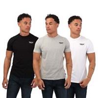 Men's DKNY 3 Pack Embroidered Logo T-Shirt in other - M Regular