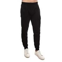 Men's Joggers CP Company Diagonal Raised Fleece Cargo Sweatpants in Black - S Regular