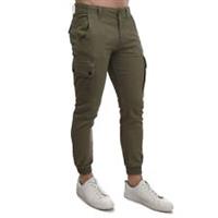 Men's Trousers Jack Jones Paul Warner Tapered Cargo Pants in Green - 36R Regular