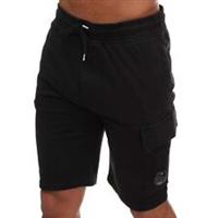 Men's Shorts C.P. Company Light Fleece Utility Regular Fit in Black - 2XL Regular