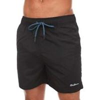 Men's Swimwear Ben Sherman Beach Swim Shorts in Black - S Regular