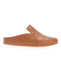 Women's Slippers Fit Flop Chrissie II Haus Leather Slip on in Brown