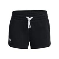 Girl's Under Armour UA Rival Lightweight Fleece Shorts in Black - 6-7 Regular