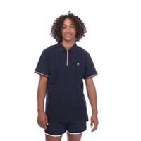 Men's T-Shirt Patrick Papin Short Sleeve Cotton Polo Shirt in Blue - M Regular