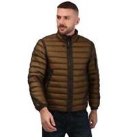 Men's C.P. Company Shell Light Down Jacket in Brown