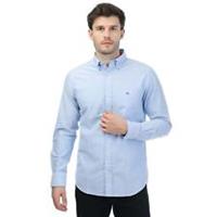 Men's Shirt Gant Regular Oxford A.Shield Button up in Blue - M Regular