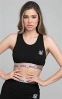 Women's SikSilk Roseate Bralette in Black