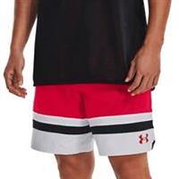 Men's Shorts Under Armour UA Baseline Woven Basketball in Red - M Regular