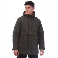 Men's Coat Jack and Jones Fen Parka Jacket in Green - M Regular